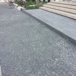 Bazalt yol,yaya kaldırımı