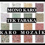 MONO KARO TEK TABAKA KAROMOZAİK