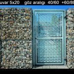 gabion bahçe duvarı