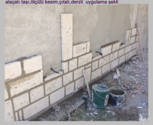 alaçatı taşı,ölçülü,b.s, kesim çıta derzli uygulama