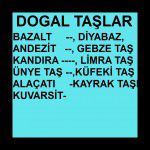 DOGAL TAŞLAR