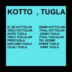 KOTTO,TUGLA,KLİNKER