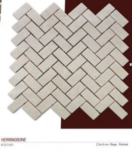 Herringbone filelimermer mozaik