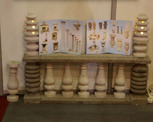 taş balustrad küpeşte ve ışıklıklar