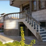 taş balustrad uygulanmış